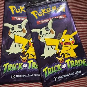 Pokémon Trick or Trade Card Packs